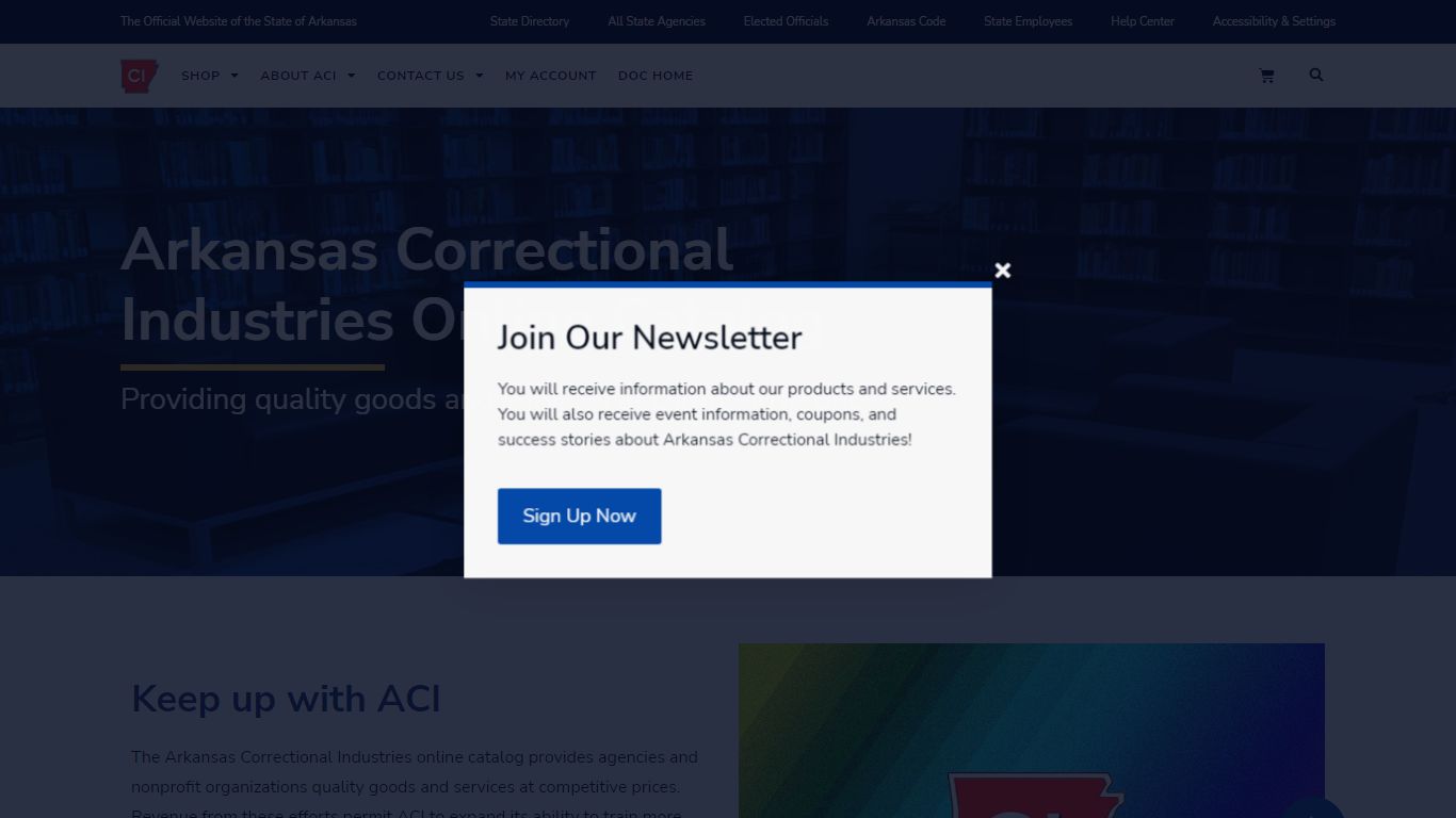 Home - Arkansas Correctional Industries Online Catalog